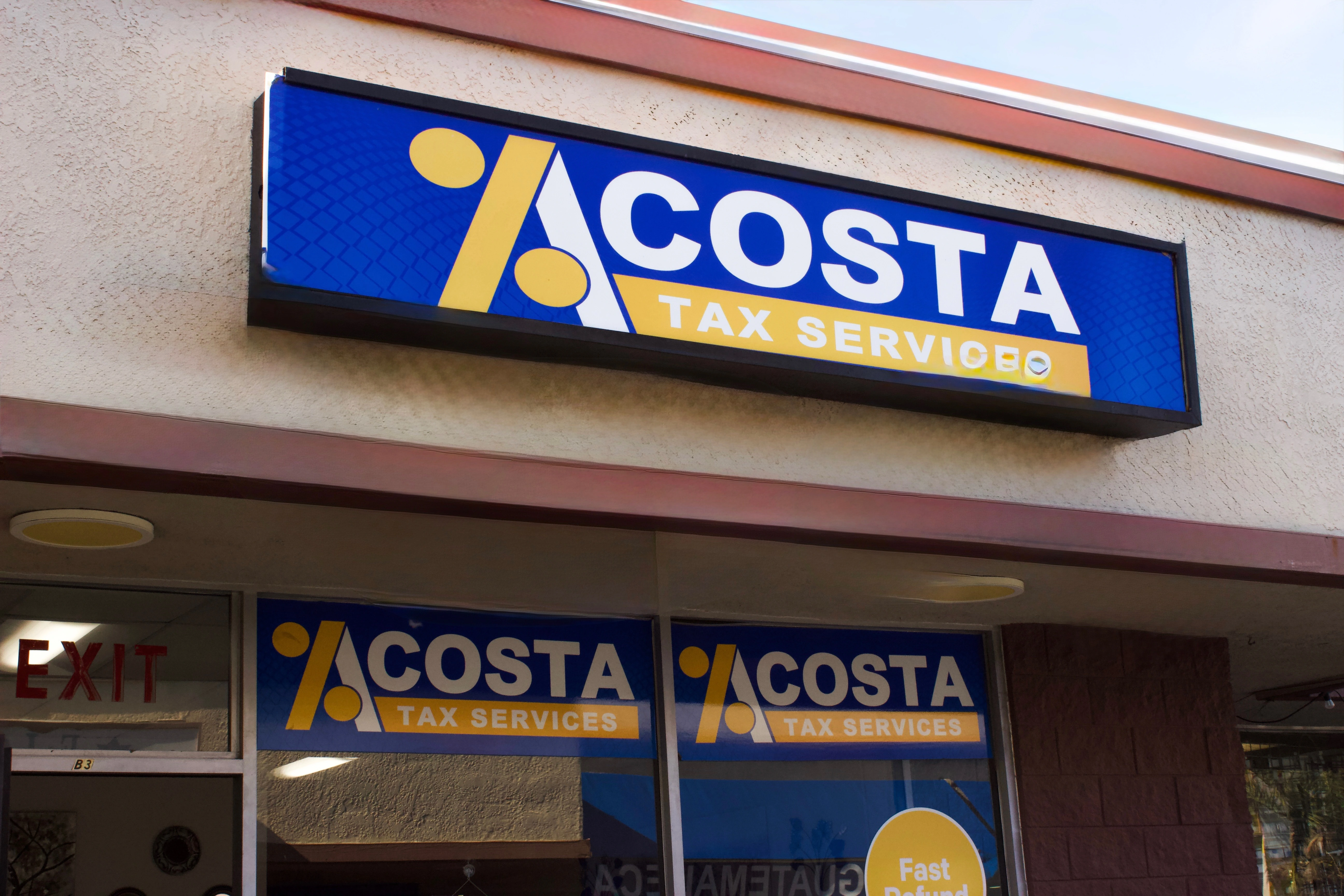 Acosta Tax Services Storefront